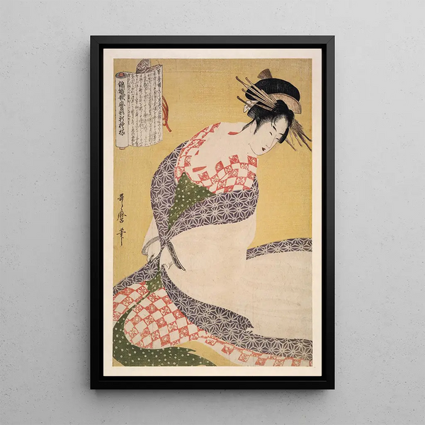 Kitagawa Utamaro - Shirauchikake The white surcoat.webp