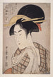 Serviette Tenugui - Kitagawa Utamaro — vy av konstverket