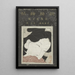 Visages de l'ukiyo-e - Kitano Tsunetomi — inramlat konstverk på väggen