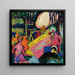 Klang vit - Wassily Kandinsky — inramlat konstverk på väggen