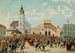 Lajkonik på huvudmarknaden i Kraków - Klemens Bąkowski — vy av konstverket