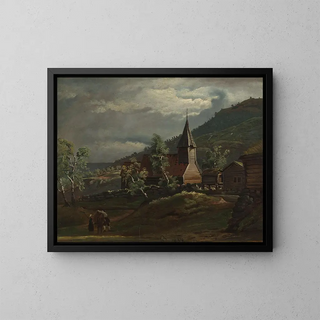 Knud Baade - The Church at Gaupne in Sogn.webp