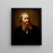 konstnären J. F. Eckersberg - Knud Bergslien — inramlat konstverk på väggen
