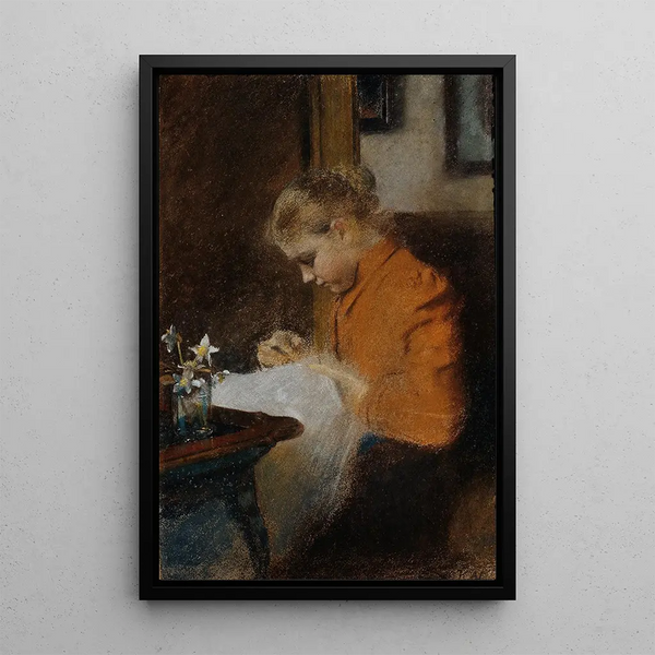 Koloman Moser - Leopoldine SteindlMoser Schwester des Knstlers.webp