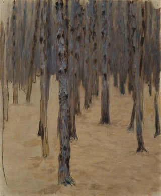 Koloman Moser - Nadelwald im Schnee.webp