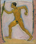 Le Voyageur - Koloman Moser — vy av konstverket