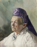 Portrait d'une femme avec un tanu - Konrad Mägi — vy av konstverket