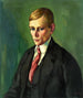 Portrait d'un homme - Konrad Mägi — vy av konstverket