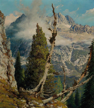 Konrad Petrides - Blick zur Hohen Tatra Rysy.webp