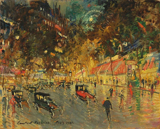 Grands Boulevards Richelieu-Drouot - Konstantin Alexeïevitch Korovine — vy av konstverket
