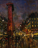 La Porte Saint-Denis - Konstantin Alexeïevitch Korovine — vy av konstverket