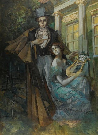Konstantin Alexeevich Korovin - Pushkin And The Muse.webp