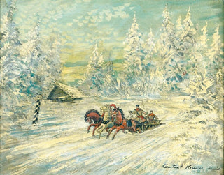 Konstantin Alexeevich Korovin - Troka dans la neige.webp