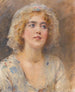 porträtt av en flicka - Konstantin Egorovich Makovsky — vy av konstverket