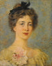 Porträtt av en elegant dam - Konstantin Egorovich Makovsky — vy av konstverket
