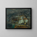 Vue d'Amalfi - Konstantin Ivanovich Gorbatov — inramlat konstverk på väggen