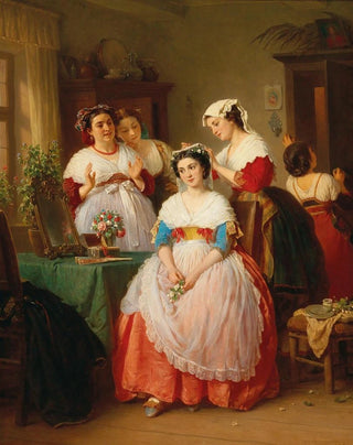 Konstantin Johannes Franz Cretius - The wedding morning.webp
