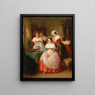 Konstantin Johannes Franz Cretius - The wedding morning.webp