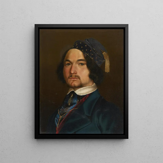 Konstantin Kaiser - Selfportrait with Velvet Cap and Gold Tassel.webp