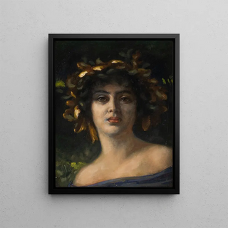 Konstantin Korzendrfer - Lady with wreath of oak leaves.webp
