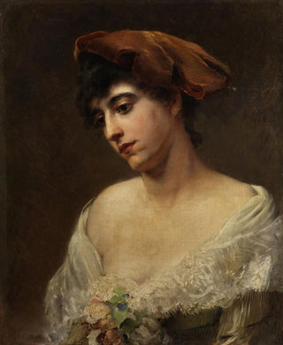 Konstantin Makovsky - Portrait of a Young Lady.webp