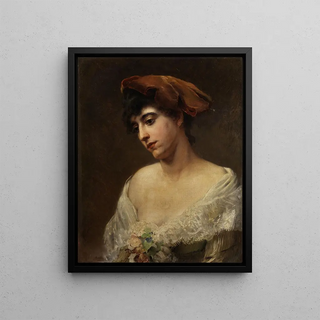 Konstantin Makovsky - Portrait of a Young Lady.webp