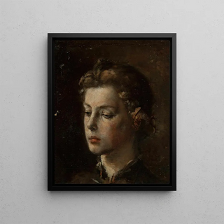 Konstanty Makowski - Portrait of a young girl.webp