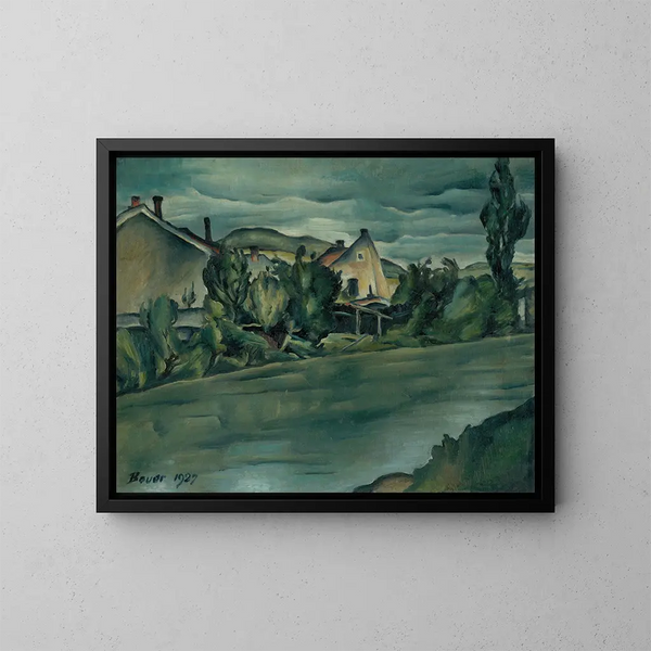 Lignes de Ahanovsk - Konstantin Bauer — inramlat konstverk på väggen