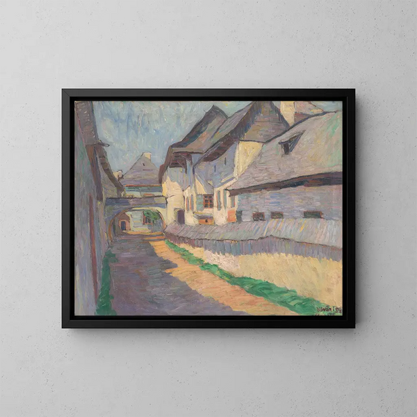 Brna dans la rue Kemarska - Konstantin Korovin — inramlat konstverk på väggen