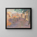 Rue courte à Košice - Konstantin Korovin — inramlat konstverk på väggen