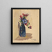 Bouquet de fleurs de ponch - Konstantin Korovin — inramlat konstverk på väggen