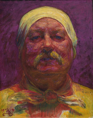 Kristian Zahrtmann - Selfportrait by Lamplight.webp