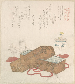 Kubo Shunman - LetterBox with Letter and Potted Flower.webp