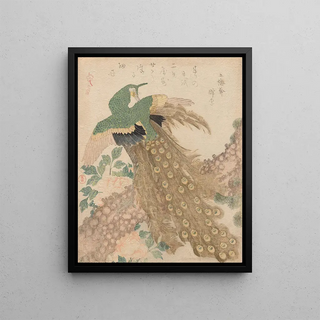 Kubo Shunman - Of Three Pieces Peacock Mi hira no uchi.webp