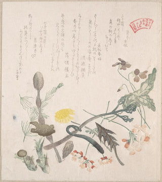 Kubo Shunman - Violets Primroses and Other Spring Flowers.webp