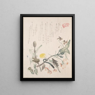 Kubo Shunman - Violets Primroses and Other Spring Flowers.webp