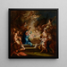 L'Adoration des Bergers - Sebastiano Conca — inramlat konstverk på väggen