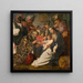 L'Adoration des Mages - Abraham Janssens — inramlat konstverk på väggen