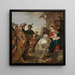 L'Adoration des Mages - Cornelis de Vos — inramlat konstverk på väggen