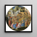 L'Adoration des Mages - Fra Angelico och Fra Filippo Lippi — väggpresentation av konstverket