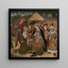 L'Adoration des Mages - Maître du Prélat Mur — inramlat konstverk på väggen