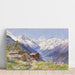 Reproduktion av målningen L'Alpe Barneuza (Valais) - Edward Theodore Compton