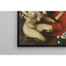 Reproduktion av målningen L'Amazone skadad - Franz von Stuck