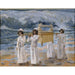 Reproduktion av målningen L'Arche som korsar Jordanfloden - James Tissot
