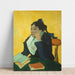 Reproduktion av målningen L'Arlésienne-målning; Madame Joseph-Michel Ginoux (Marie Julien, 1848-1911) - Vincent van Gogh