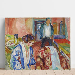 L'Artiste et sa modèle - Edvard Munch | Reproduction Tableau Décoration murale affiche copie