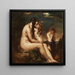 Aube de l'amour - William Etty — inramlat konstverk på väggen