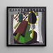 L'Auberge - Arthur Dove — inramlat konstverk på väggen