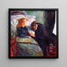 L'Enfant malade - Edvard Munch — inramlat konstverk på väggen