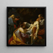 L'Enterrement - Simon Vouet — inramlat konstverk på väggen